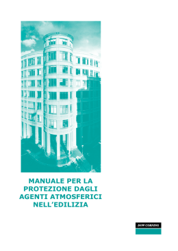 manuale per la protezione dagli agenti atmosferici