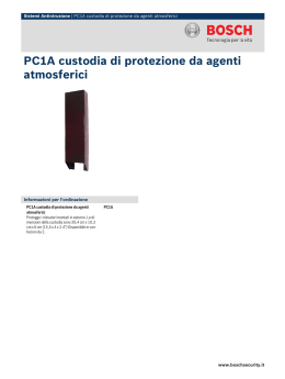 PC1A custodia di protezione da agenti atmosferici
