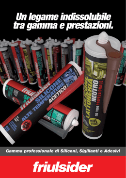 Un legame indissolubile tra gamma e prestazioni.