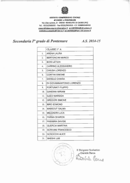 Tel. 0525/509955 - Fax 0523/501819 -C.F. 90009340333