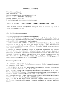 curriculum vitae