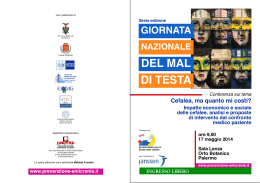 Evento Palermo - Associazione Cefalea Ticino