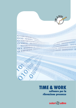 TIME & WORK - GIOVACCHINI