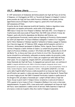 VV.F. Belluno Storia - Associazione Nazionale dei Vigili del Fuoco