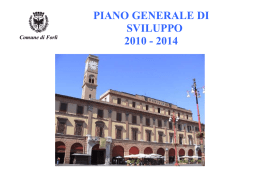 PIANO GENERALE DI SVILUPPO 2010 - 2014