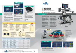 All included - Sirio equipment