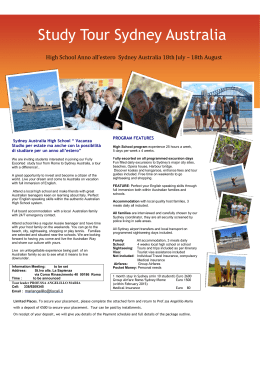 Study Tour Sydney Australia - Campus Languages International