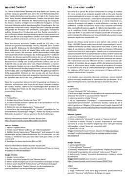 Was sind Cookies? - Golfclub Passeier.Meran