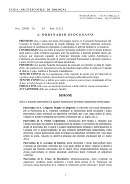 L` ORDINARIO DIOCESANO
