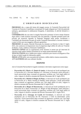 L` ORDINARIO DIOCESANO