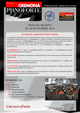 presentazione 2012 - Cremona Pianoforte