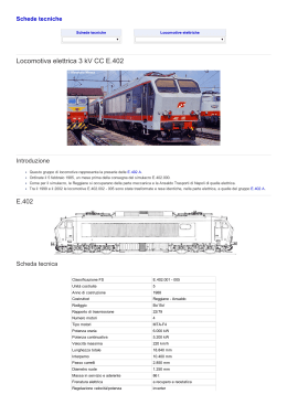 scheda tecnica locomotive e 402
