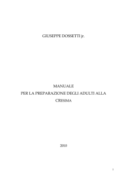 Manuale di preparazione