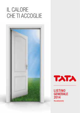 Listino Tata Riscaldamento