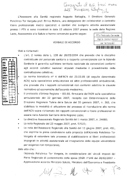(2» 0 - Policlinico Tor Vergata