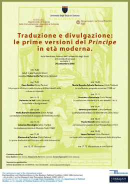 Locandina - Università degli Studi di Torino
