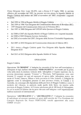 e 1997 Dirigente del Commissariato distaccato di