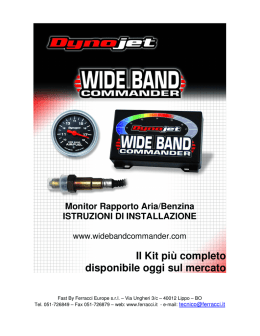 Istruzioni di montaggio - Wide Band prima generazione