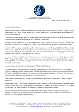 Lettera della responsabile sezione Arte & Moda alle scuole