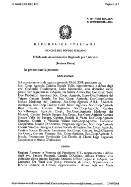 N. 00098/2008 REG.RIC. Pagina 1 di 7