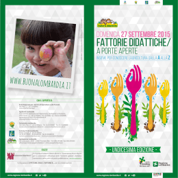 Mappa - Fattorie didattiche porte aperte