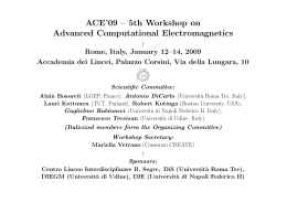 ACE`09 – 5th Workshop on Advanced Computational