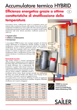 Accumulatore termico HYBRID