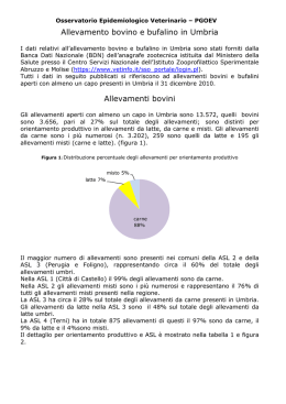 Allevamento bovino in Umbria2 - IZS dell`Umbria e delle Marche