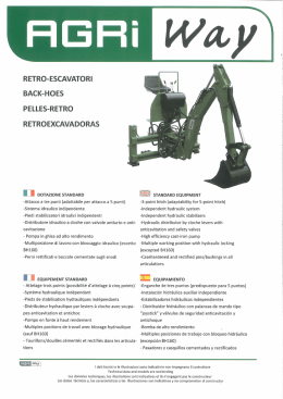 l:l DOTAZIONE STANDARD -Attacco a tre punti (adattabile per