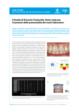 L`Ossido di Zirconio Traslucido: Aiuto reale per l