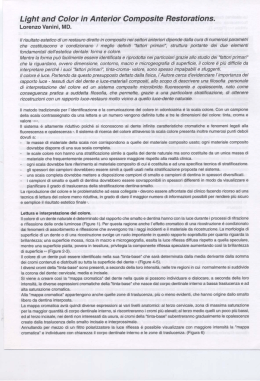 Light end Color in Anterior Composite Restorations.