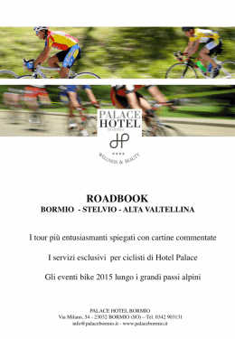 BORMIO - STELVIO - ALTA VALTELLINA