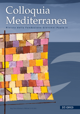 Colloquia Mediterranea 2012-2 - Fondazione Giovanni Paolo II