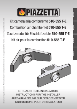 Kit camera aria comburente 510-555 T