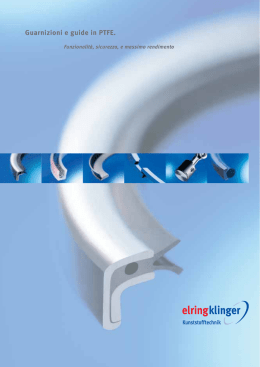 Guarnizioni e guide in PTFE. - ElringKlinger Kunststofftechnik
