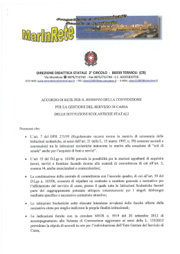Accordo rete MarInRete completo - Primo Circolo Didattico Termoli