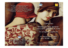 servizi e lavoro di rete. Un progetto regionale