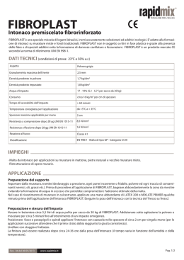 Scarica la scheda tecnica