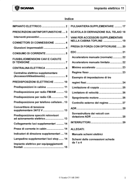 Impianto elettrico 11 Indice
