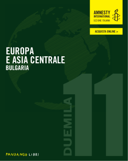 Rapporto annuale 2011 - amnesty :: Rapporto annuale