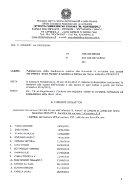 ISTITUTO COMPRENSIVO STATALE &ldquo;M. MONTESSORI"