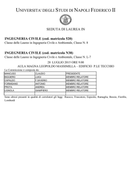 universita` degli studi di napoli federico ii