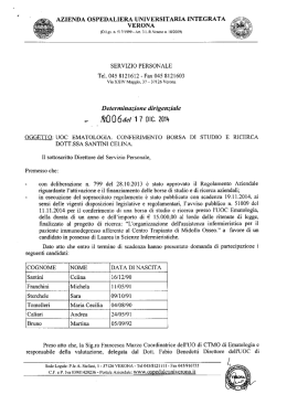 Santini_Ematologia BS - Azienda Ospedaliera Universitaria