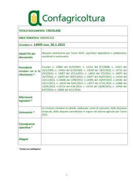 Scarica la circolare allegata