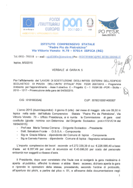 verbale n. 5 - Istituto Padre Pio da Pietralcina