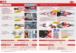 SPECIALE KNIPEX KNIPEX Quality &ndash; Made in Germany