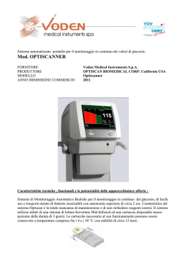 Scheda del prodotto - VODEN MEDICAL INSTRUMENTS SpA