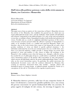 Dall`etica alla politica - Universit&agrave; degli Studi di Trieste