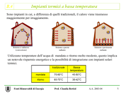 B.4-Impianti termici a bassa temperatura