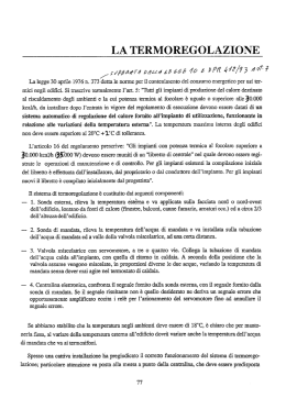 LA TERMOREGOLAZIONE - Centro Studi Galileo